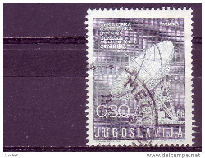 IVANJICA-EARTH SATELLITE STATION-POSTMARK-METKOVIĆ-CROATIA-YUGOSLAVIA-1974 - Oblitérés