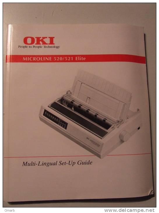 Lib184 OKY Technology, Manuale Uso Stampante Microline 520/521 Elite, Guide Multilingue - Computer Sciences