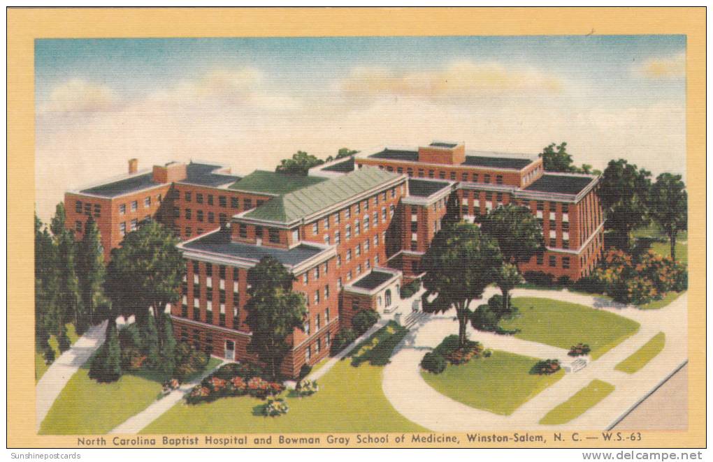 North Carolina Winston Salem North Carolina Baptist Hospital And Bowman Gray School Of Medicine - Winston Salem