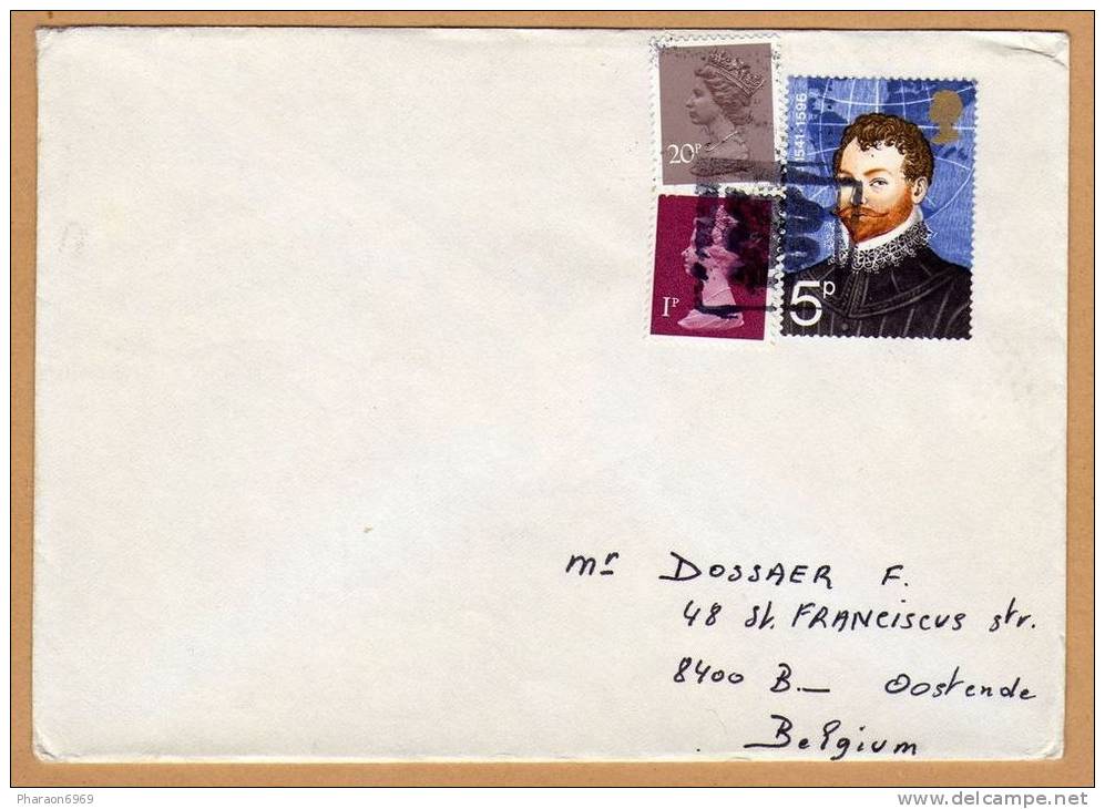 Enveloppe To Oostende Belgium - Cartas & Documentos