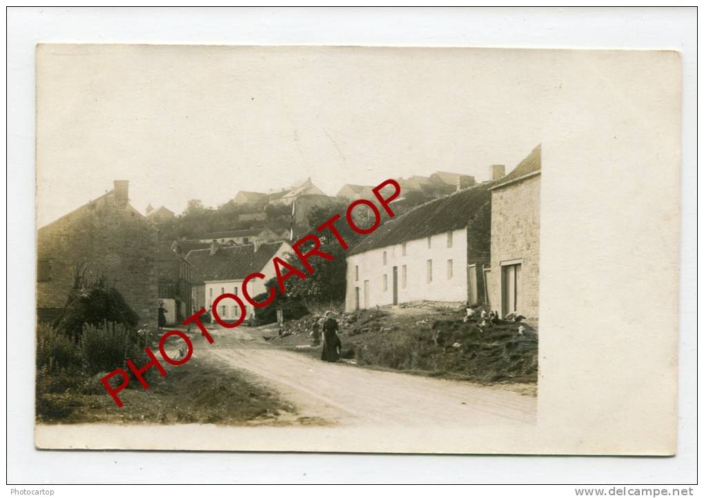 NEUVILLE-(en CONDROZ ??)-Route Vers Les Ardennes-3 CARTES PHOTO Allemandes-Guerre 14-18-1WK-BELGIEN-BELGIQUE- - Neupré