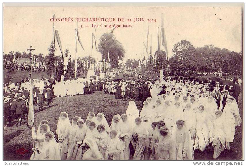 Nancy  54    Congrès Eucharistique Du 21 Juin 1914 - Nancy