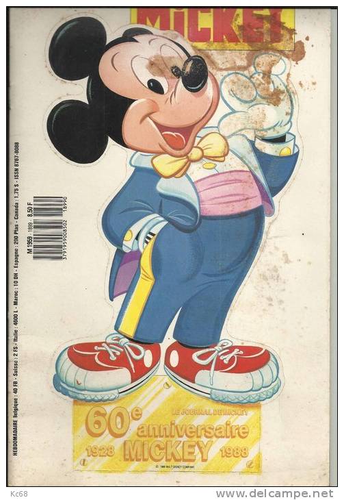 Le Journal De Mickey N° Spécial 60 ème Anniversaire 1928 - 1988 - Journal De Mickey