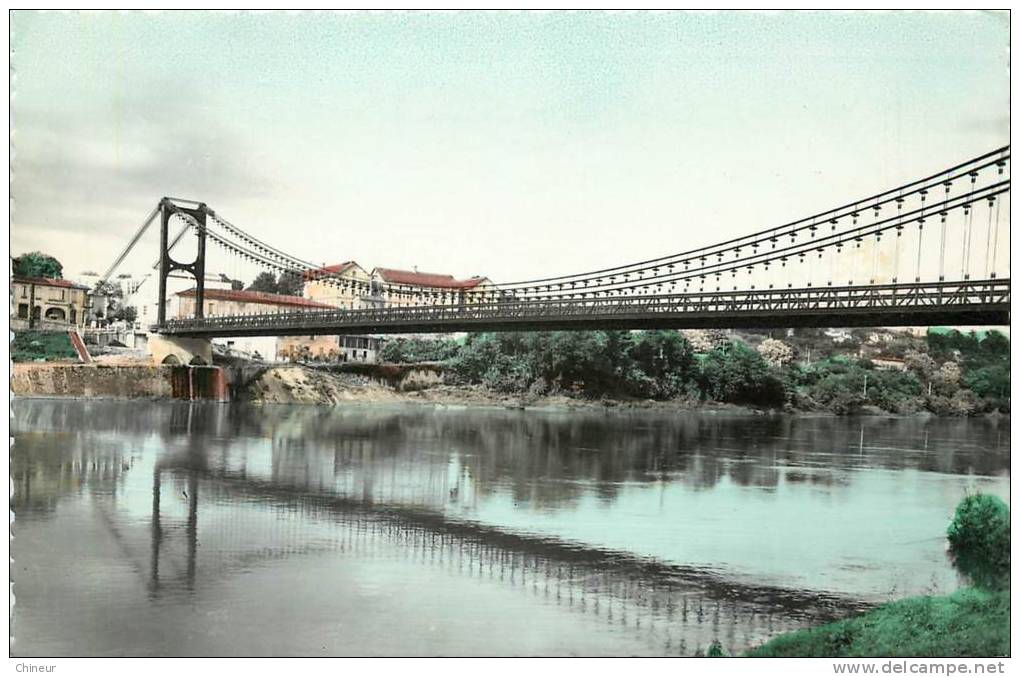 LA REOLE LE PONT SUR LA GARONNE - La Réole