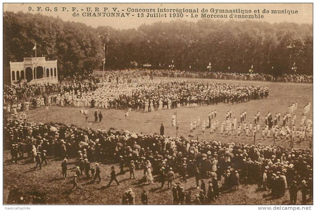 Chantonnay : Concours De Gymnastiqye 1930 - Chantonnay