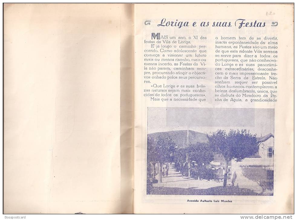 Loriga - Festas Da Vila Em 1960. Seia. Guarda (4 Scans) - Alte Bücher