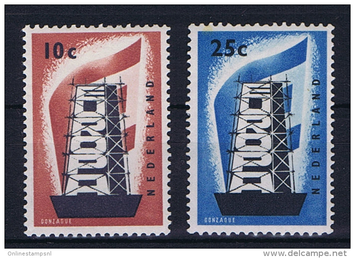 Netherlands, 1956 NVPH 681-682, MNH/** CEPT - Nuevos