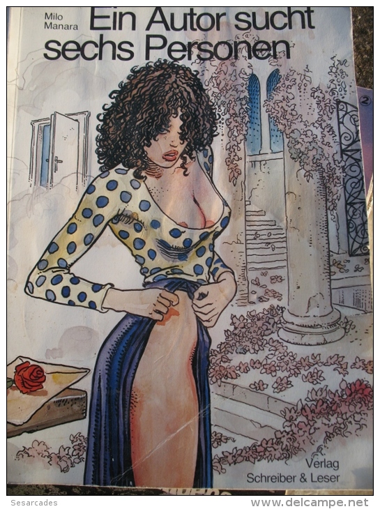 EIN AUTOR SUCHT SECHS PERSONEN. MILO MANARA BD EROTIC - Sonstige & Ohne Zuordnung