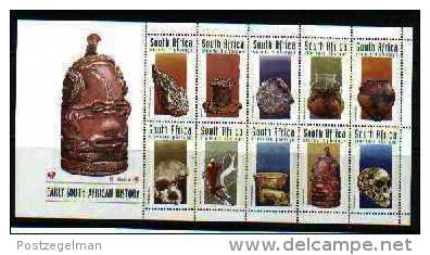 REPUBLIC OF SOUTH AFRICA, 1998, MNH Stamp(s) Archeology (sheet Or Loose,  Nr(s.) 1130-1139 - Ongebruikt