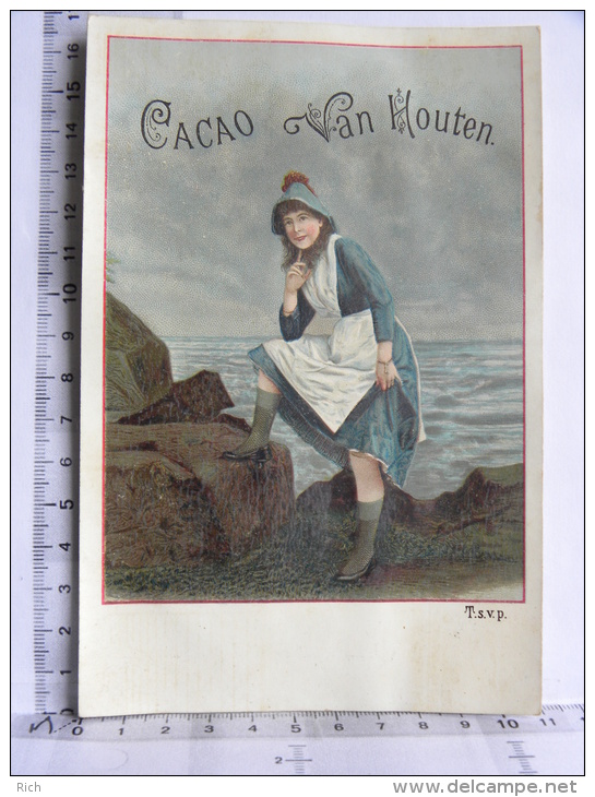 Chromo CACAO VAN HOUTEN - Femme De Pêcheur - Van Houten