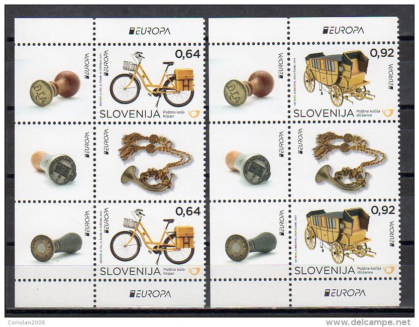 Slovenia 2013 / Europa / 2 Sets With Labels - 2013