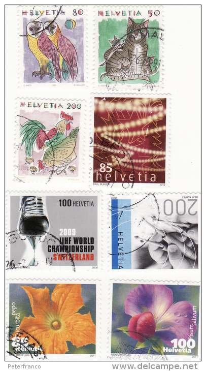 Svizzera - Lotto N. 120 - N. 8 Usati - Used Stamps