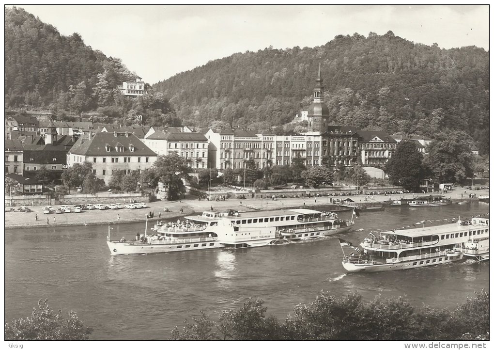 Sächs.Schweiz  Bad Schandau    mit  stempel   Ms. Karl Marx  a-2001