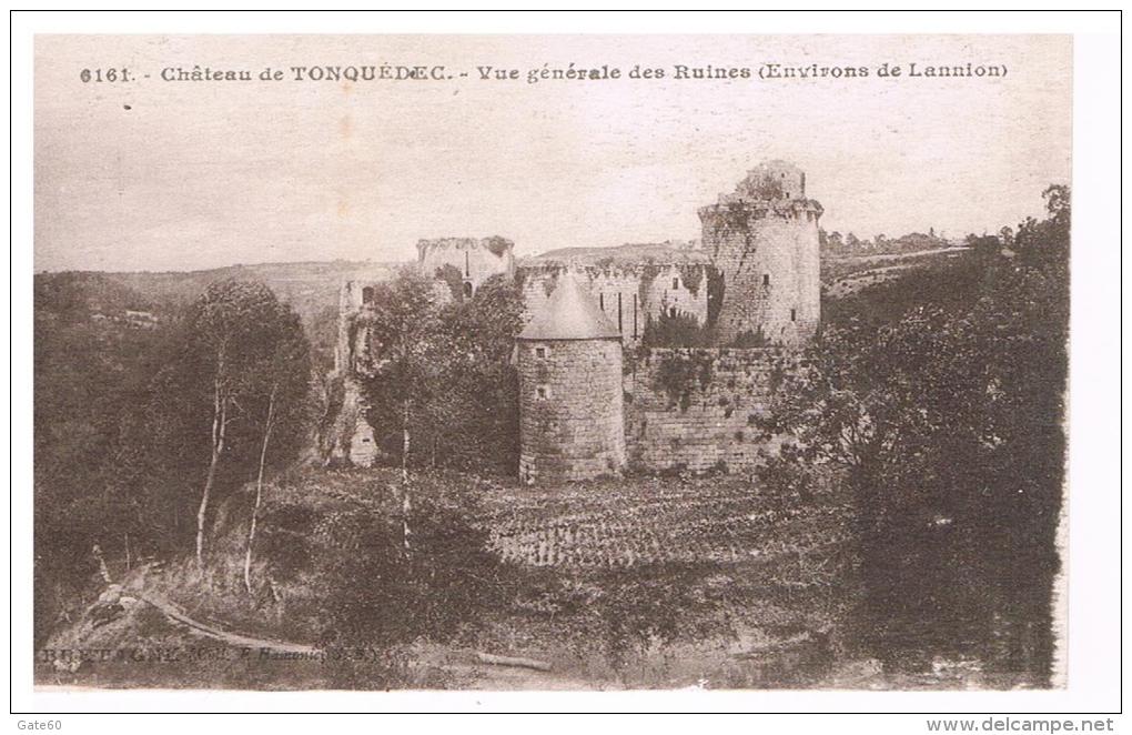 Chateau De Tonquedec   -   Vue Generale Des Ruines - Tonquédec