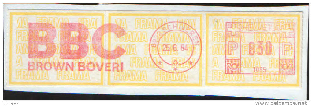 Switzerland- Postage Stamp Of 1984, Automated-the Fragmet - Automatic Stamps