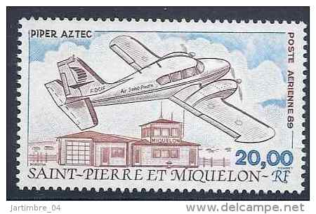 1989 SAINT PIERRE ET MIQUELON PA 68** Avion Piper Aztec - Neufs