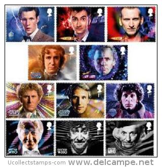 Great Britain  2013  DR Who   Serie 11 Zegels        Postfris/mnh/neuf - Unused Stamps