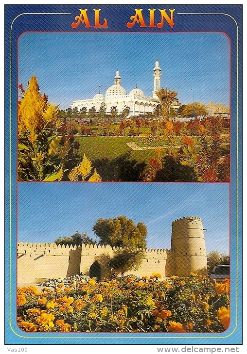 AL AIN VIEW, POSTCARD UNUSED, UNITED ARAB EMIRATES - Emirats Arabes Unis