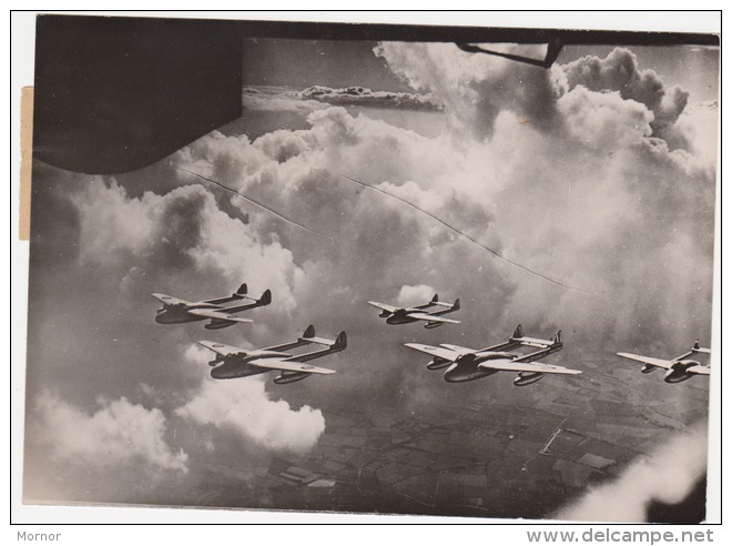 VERITABLE TIRAGE PHOTOGRAPHIE  AVION   VAMPIRE - Aviation