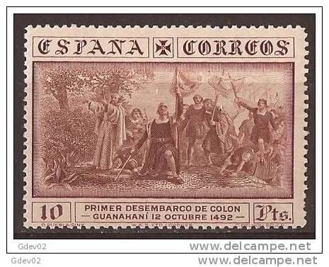 ES545-A546TCCC..España Spain Espagne DESCUBRIMIENTO DE AMERICA.COLON. 1930 (Ed 545*) Con Charnela MAGNIFICO - Christopher Columbus