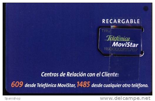 Spain GSM Phonecard Movistar Activa TRU - Telefonica