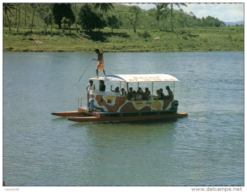 (600) Figi Carte Assez Ancienne - Older Postcard Of Fiji Island - Sagatoka River Cruises - Fiji