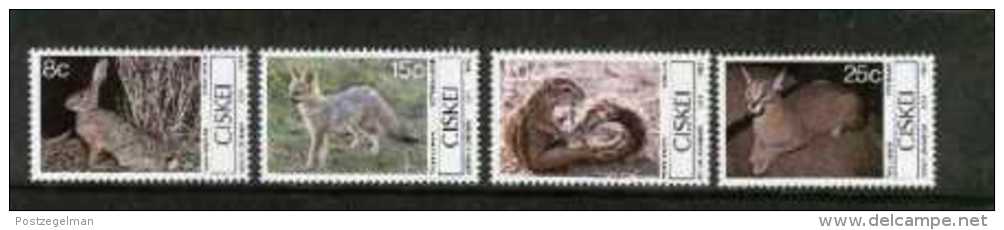 CISKEI, 1982, MNH Stamp(s), Small Animals,  Nr(s). 30-33 - Ciskei