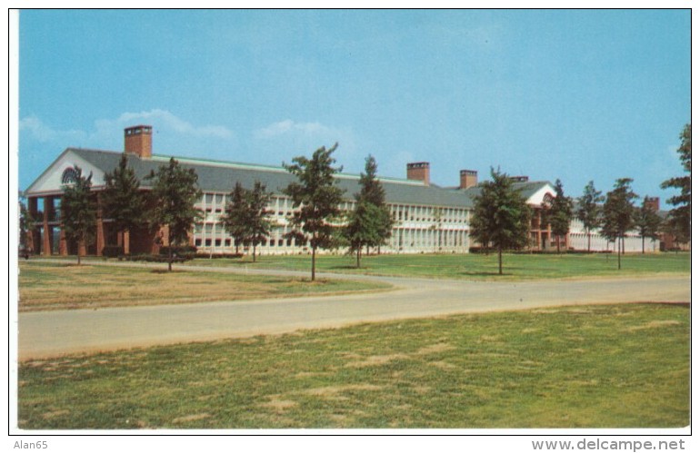 Greenville SC South Carolina, Furman University Administration Building Campus, C1950s/60s Vintage Postcard - Greenville