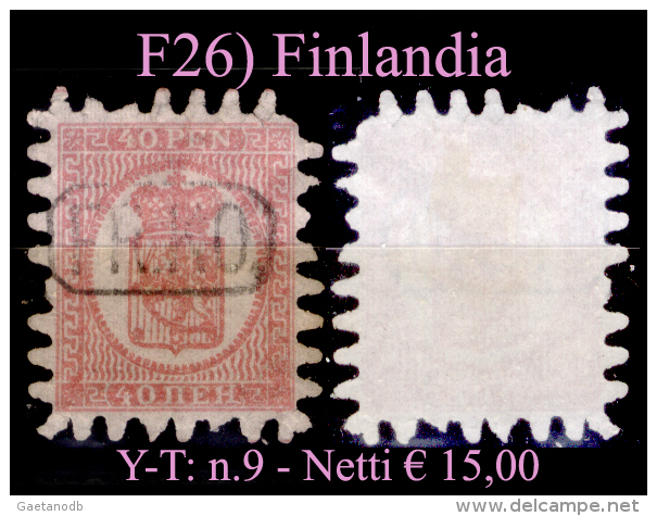 Finlandia-F026 -1866-70: Yvert & Tellier N. 6 (o) Used - Senza Difetti Occulti. - Used Stamps