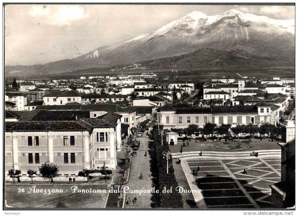 AVEZZANO PANORAMA FG V SEE 2 SCANS ANIMATA - Avezzano