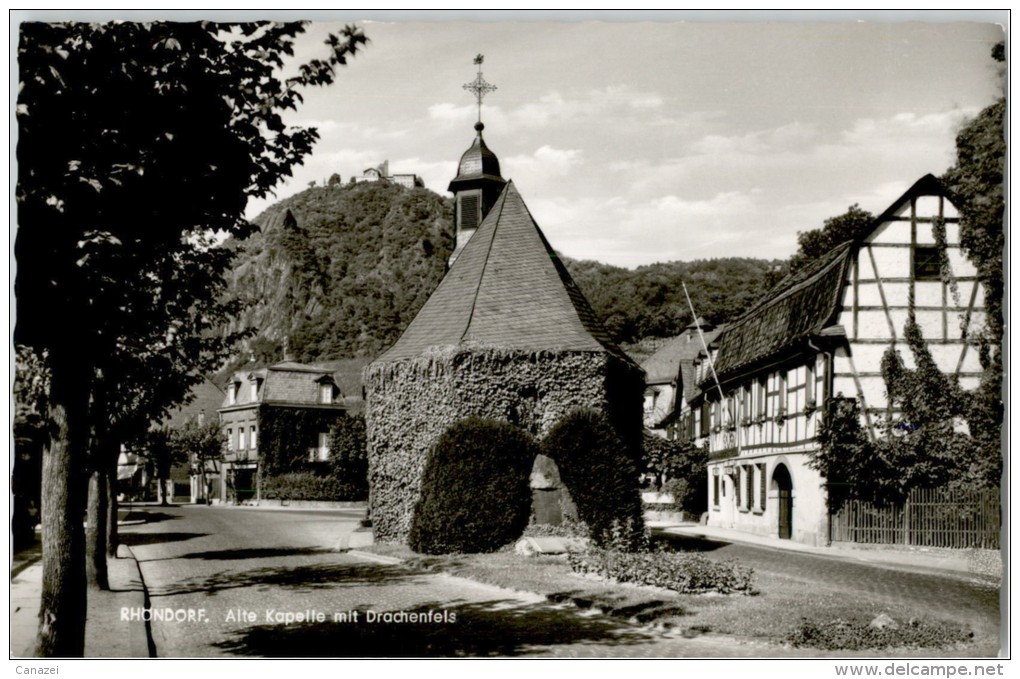 AK Rhöndorf, Alte Kapelle Mit Drachenfels, Ung - Drachenfels