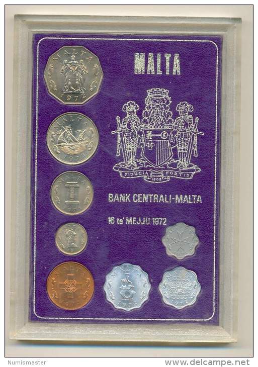 MALTA , MINT SET 1972 - Malta