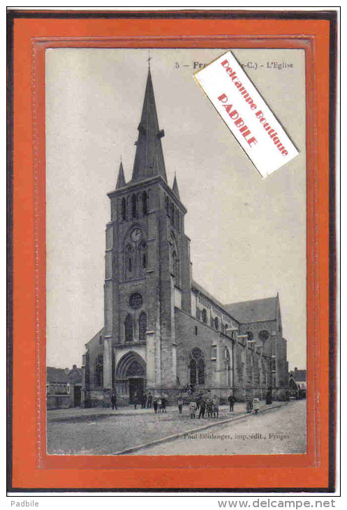 Carte Postale 62. Fruges  L´église Trés Beau Plan - Fruges