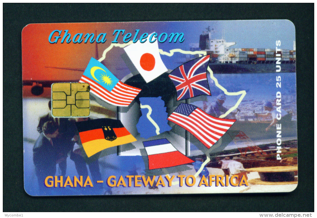 GHANA - Chip Phonecard As Scan - Ghana