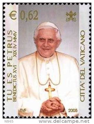 CITTA´ DEL VATICANO - VATIKAN STATE - ANNO 2005 - INIZIO PONTIFICATO BENEDETTO XVI  - ** MNH - Nuevos