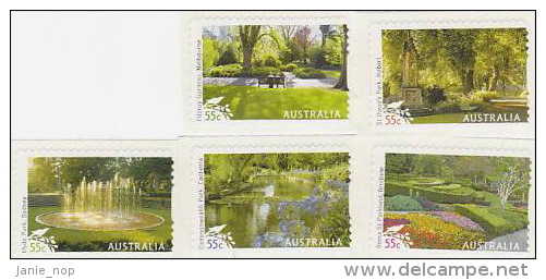 Australia 2009 Parks & Gardens Self-Adhesive Mint Never Hinged Set - Ganze Bögen & Platten