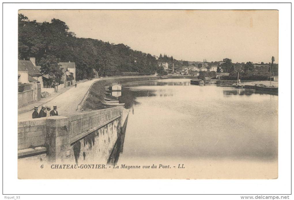 6 - CHATEAU-GONTIER - La Mayenne Vue Du Pont - LL - Chateau Gontier