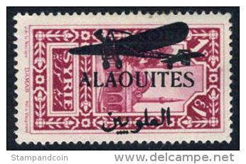 Alaouites C18 & C19 Mint Hinged Part Airmail Set From 1929 - Neufs