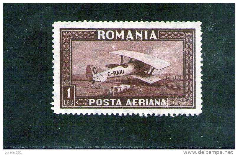 1928 - Avion Y&T No P.A. 1A  ( Lignes Verticales ) Sans Goume - Used Stamps