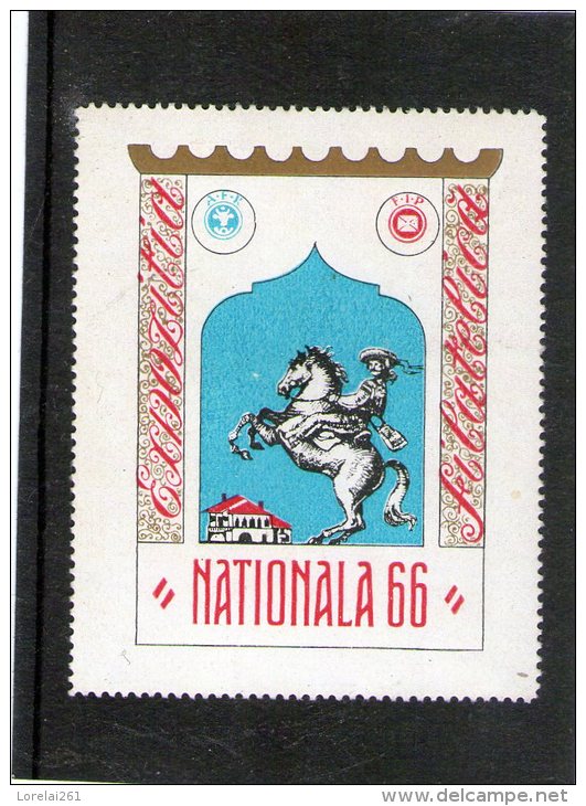1966 - Vignettes Pour Exposition Philatélique BUCAREST - Machine Labels [ATM]