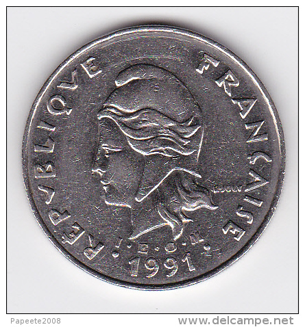 Polynésie Française - Pièce De 50 FCFP - 1991 - SUP - Polinesia Francesa