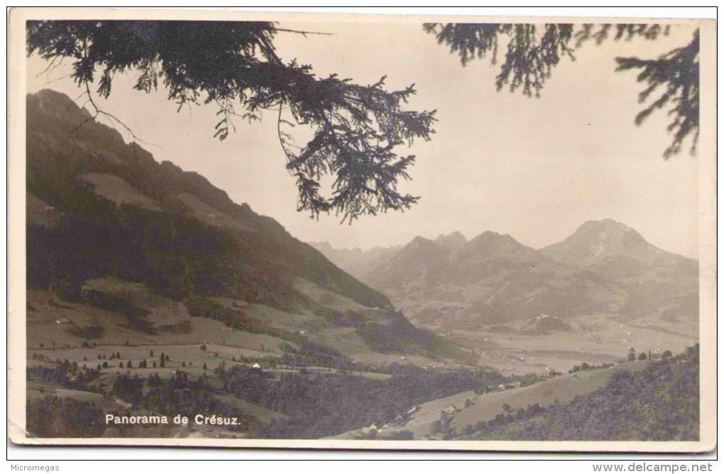 Panorama De Crésuz - Crésuz