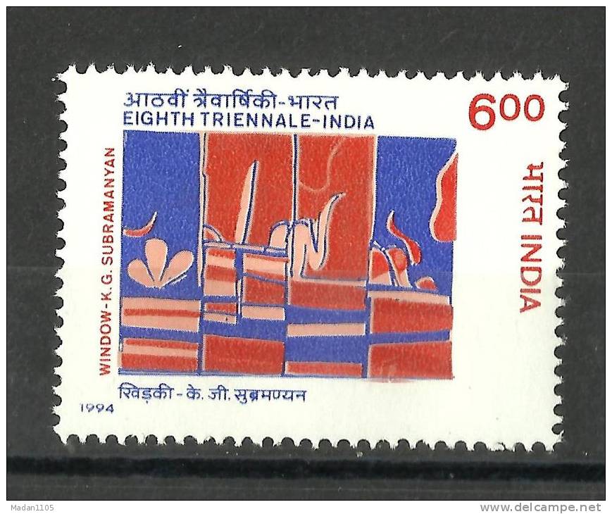 INDIA, 1994, 8th Triennale, New Delhi,  India,  MNH, (**) - Unused Stamps