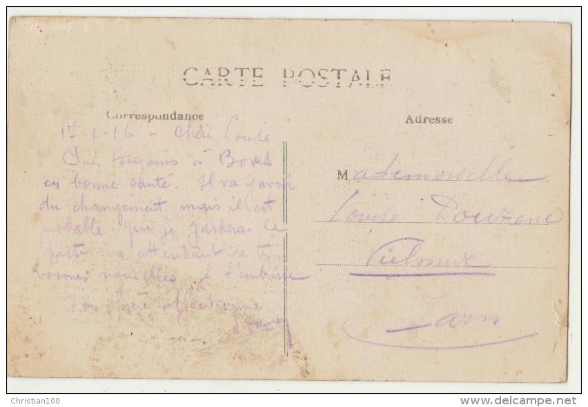 BOVES : RUE ALEXANDRE VASSEUR - CHARETTE - ECRITE EN 1916 - 2 SCANS - - Boves
