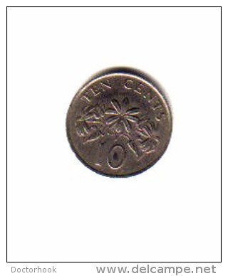 SINGAPORE    10  CENTS  1985 (KM # 51) - Singapore