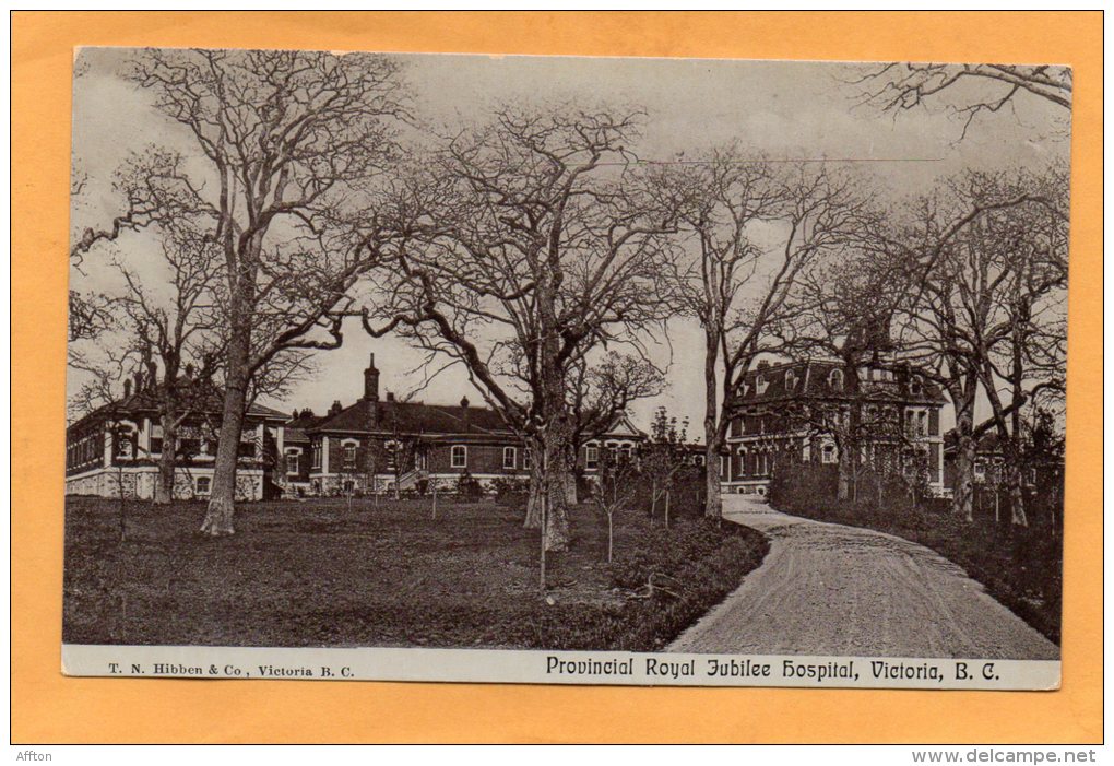 Provincial Royal Jubillee Hospital Victoria BC Old Postcard - Victoria