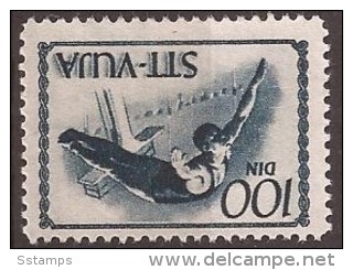 1952 X 60-65  JUGOSLAVIJA SLOVENIJA CROAZIA TRIESTE B SPORT TUFFI  Jump Into The Water MNH - High Diving