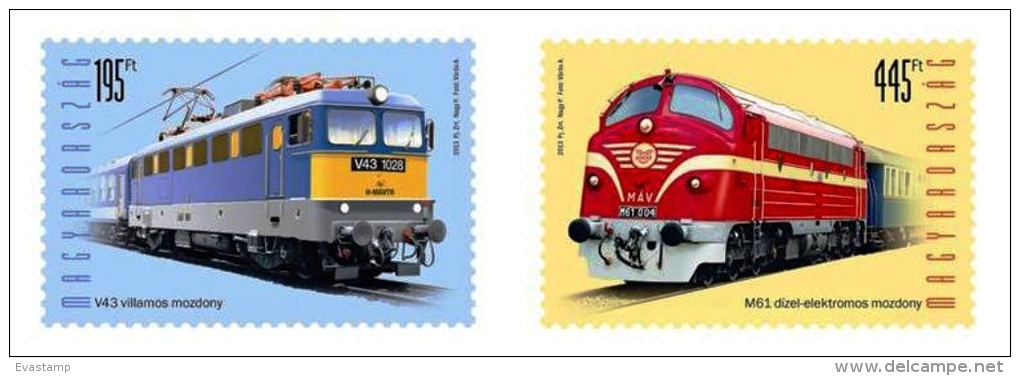 HUNGARY-2013. Trains/Locomotives/Railways Cpl.Set MNH!! New! - Ongebruikt