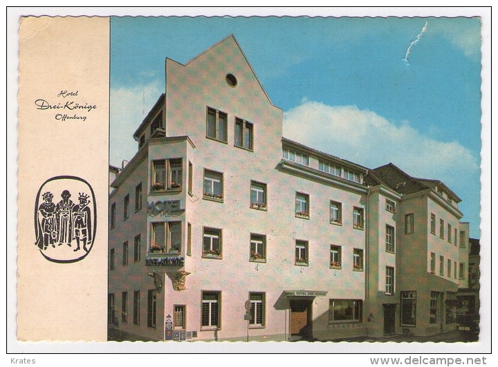 Postcard - Hotel "Drei Konige", Offenburg    (V 17959) - Offenburg