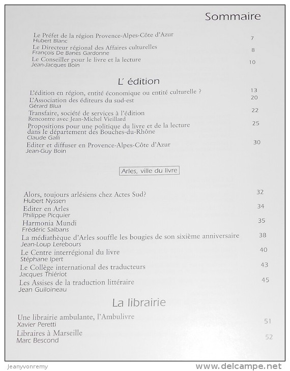 Paysage Avec Livres. Décembre 1995. Les Cahiers De La Drac. - Provence - Alpes-du-Sud